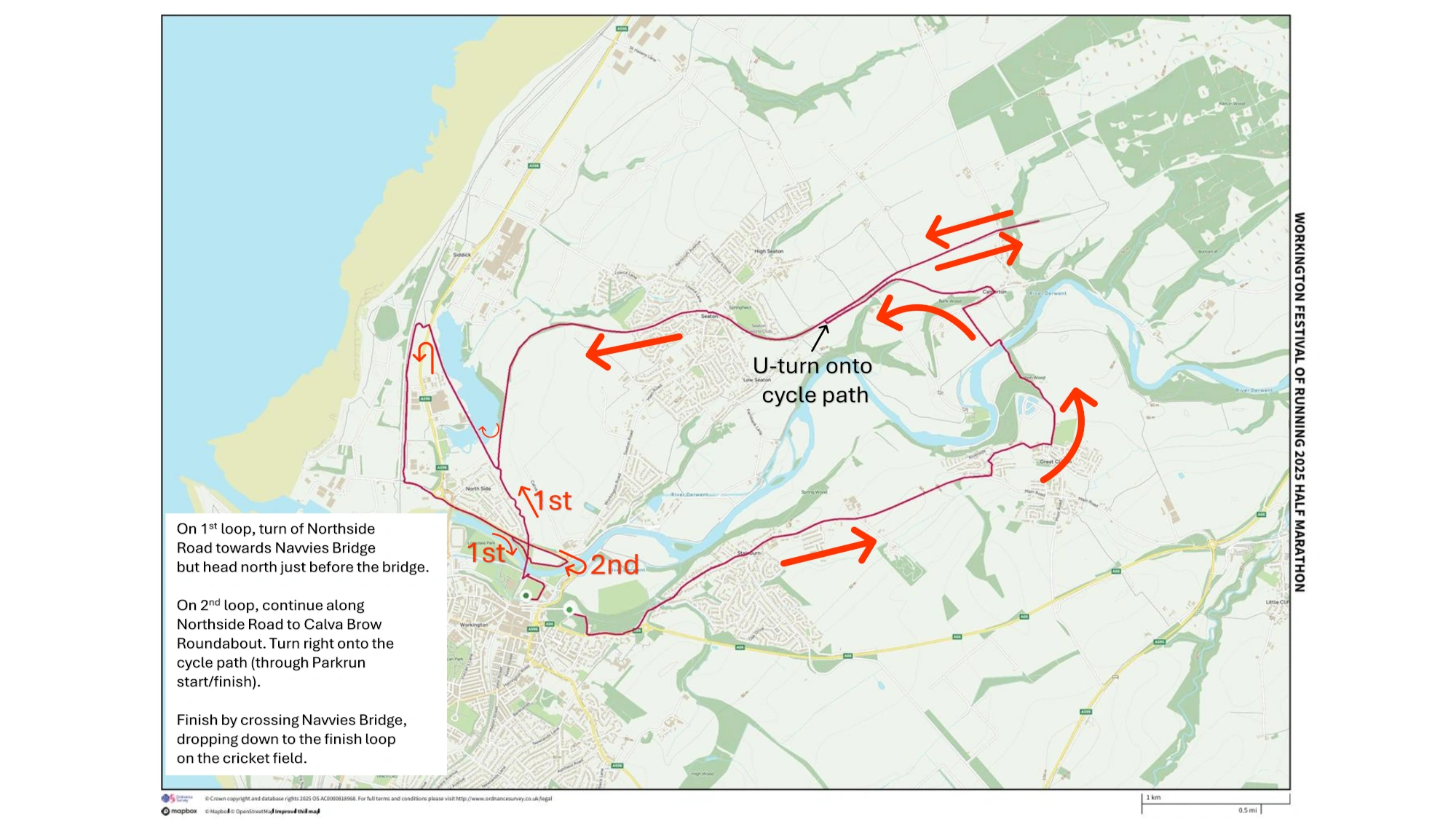 Half Marathon Map Annotated